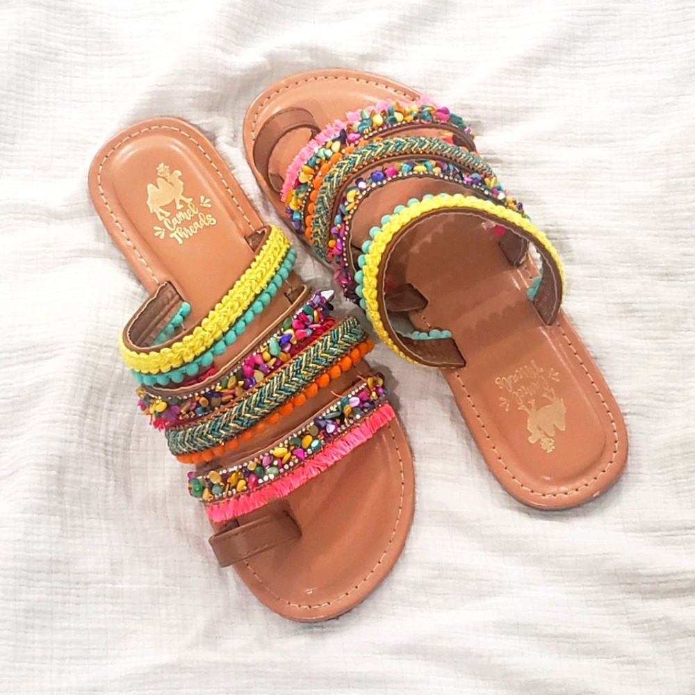Colorful Boho sandals